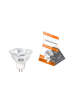 SQ0341-0067, Лампа галогенная с отражателем MR16 (JCDR) - 20 Вт - 230 В - GU5.3