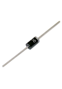 1N5820, DO-201AD, Диод Шоттки  20V 3A 0.5V