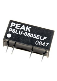 P6LU-0505ELF, DC/DC,1W,Вх:4.5-5.5V,Вых:5V/200mA,3000VDC,SIP7,Ind.
