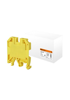 SQ0803-0529, Зажим наборный ЗНИ-2,5мм2 (JXB25А) желтый