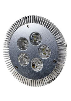 FEX141 E27, 5x1W 220В лампа светодиодная, цвет теплый белый