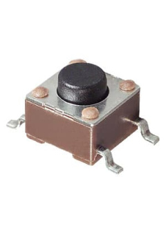 1437565-2, FSM100=12мм, кнопка тактовая h=0.169мм