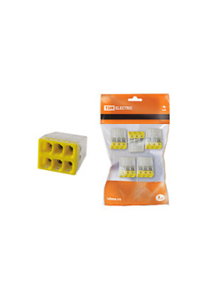 SQ0517-0126, Строительно-монтажная клемма КБМ-2273-246 (2,5мм2) с пастой (5 шт/упак)