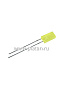 L-383YDT, Светодиод прямоугольный желтый 110  2.5х5х9.6мм 4мКд 588нМ