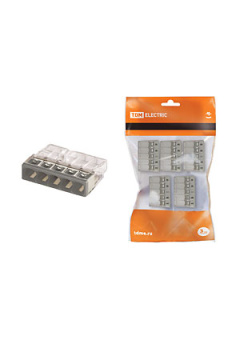 SQ0517-0124, Строительно-монтажная клемма КБМ-2273-235 (2,5мм2) с пастой (5 шт/упак)