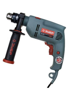 ЗДУ-580ЭР, Дрель ударная 580 Вт,реверс,0-30000 уд/мин